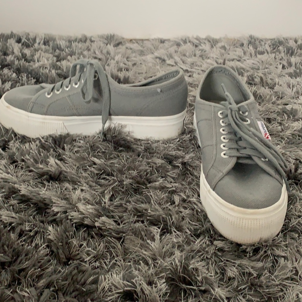 Grey Hot Top Superga